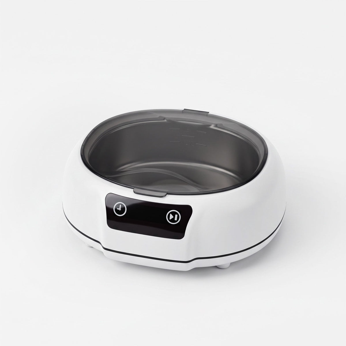 Devanti Ultrasonic Cleaner 700mL 48kHz Jewellery Cleaning Machine with Stainless Steel Tank White