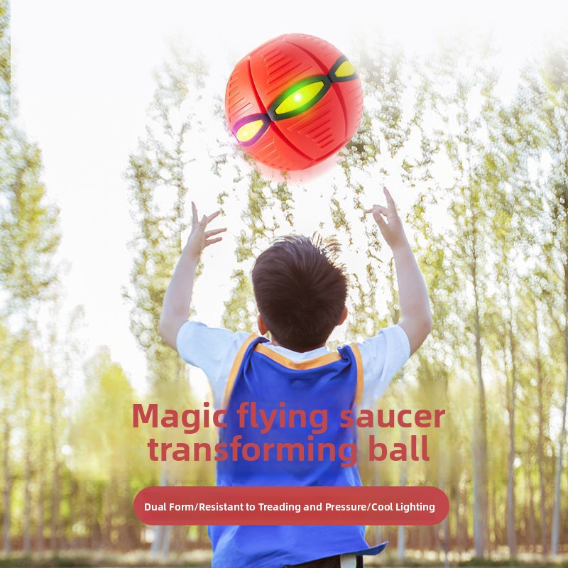 Magic Deformable Flashing Flying Saucer Ball