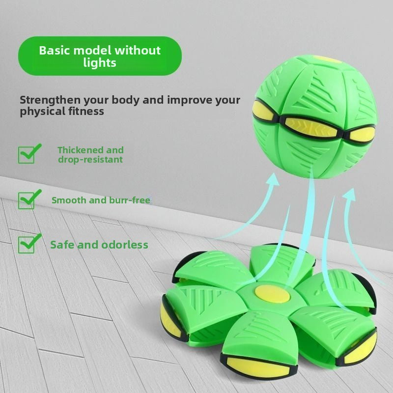 Magic Deformable Flashing Flying Saucer Ball