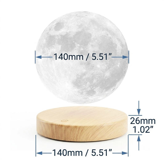 Levitating 3D Moon Lamp