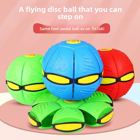 Magic Deformable Flashing Flying Saucer Ball